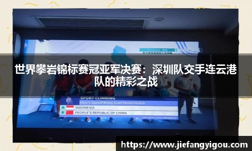 世界攀岩锦标赛冠亚军决赛：深圳队交手连云港队的精彩之战